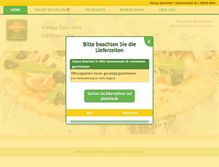 Tablet Screenshot of hansa-gourmet-koeln.de